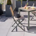 Krzesła ogrodowe składane Essentia, 4 szt, Linen Laurel - Hesperide