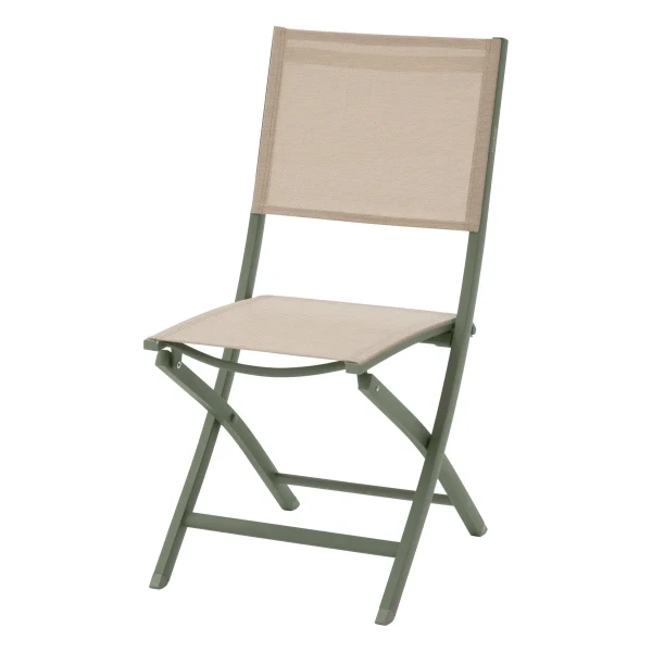 Krzesła ogrodowe składane Essentia, 4 szt, Linen Laurel - Hesperide