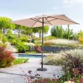 Parasol ogrodowy prostokątny odchylany Loompa 2x3 m, taupe - Hesperide