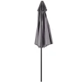 Parasol ogrodowy okrągły odchylany Loompa 3 m, szary - Hesperide