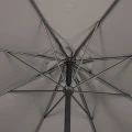Parasol ogrodowy okrągły odchylany Loompa 3 m, taupe - Hesperide