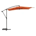 Parasol ogrodowy boczny, kwadratowy Manoa 2,5x2,5, amber - Hesperide