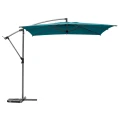 Parasol ogrodowy boczny, kwadratowy Manoa 2,5x2,5, niebieski - Hesperide