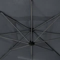 Parasol ogrodowy boczny, kwadratowy Manoa 2,5x2,5, szary - Hesperide