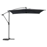 Parasol ogrodowy boczny, kwadratowy Manoa 2,5x2,5, szary - Hesperide