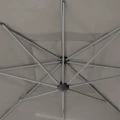 Parasol ogrodowy boczny, kwadratowy Manoa 2,5x2,5, taupe - Hesperide