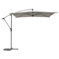 Parasol ogrodowy boczny, kwadratowy Manoa 2,5x2,5, taupe - Hesperide