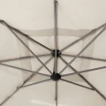 Parasol ogrodowy boczny, kwadratowy Manoa 2,5x2,5, beżowy - Hesperide