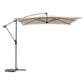 Parasol ogrodowy boczny, kwadratowy Manoa 2,5x2,5, beżowy - Hesperide