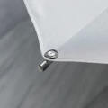 Parasol ogrodowy boczny, okrągły Manoa 3m, szary - Hesperide