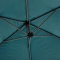 Parasol ogrodowy boczny, okrągły Manoa 3m, niebieski - Hesperide