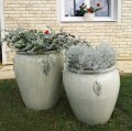 Donica ogrodowa dzban Ø53, kremowy - Polnix