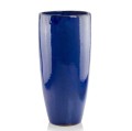 Donica ceramiczna wysoka 70, kobaltowy niebieski - Polnix