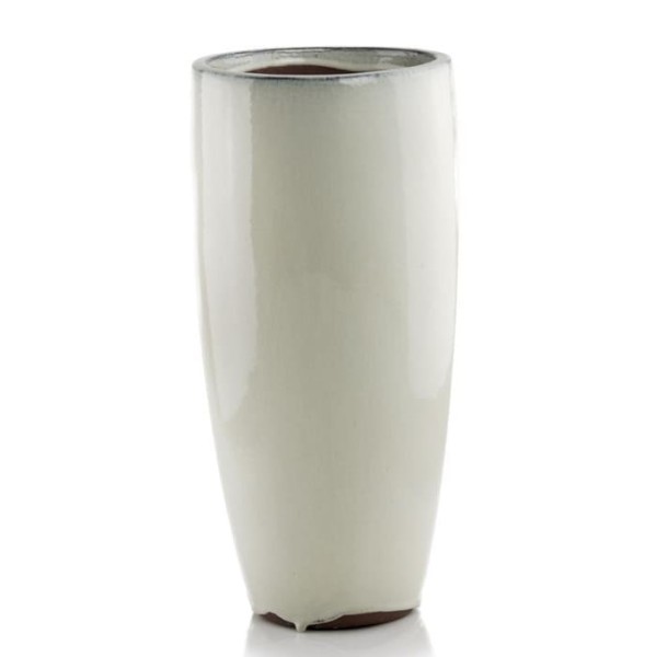 Donica ceramiczna wysoka 70, kremowa - Polnix
