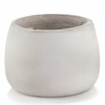 Donica misa z włókna ceramicznego Ø33, jasny szary - Polnix