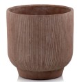 Osłonka ceramiczna na nodze z żebrowanym zdobieniem Ø15 - Polnix