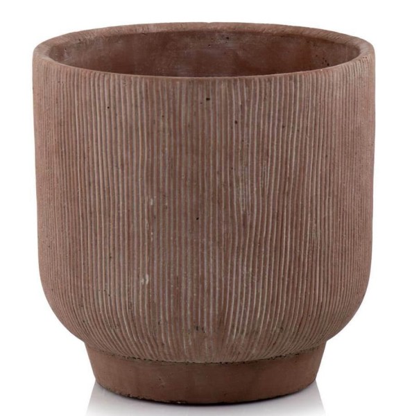 Osłonka ceramiczna na nodze z żebrowanym zdobieniem Ø21 - Polnix