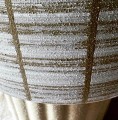 Osłonka ceramiczna na karbowanej nodze Ø15, beżowo-biała - Polnix