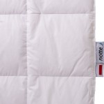 Kołdra z puchu gęsiego 220x200 Perla Warm, bawełna, 90% puch, zimowa - Notte