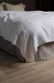 Biała narzuta na łóżko 200x260 Dani White Oeko-Tex Gots - Himla