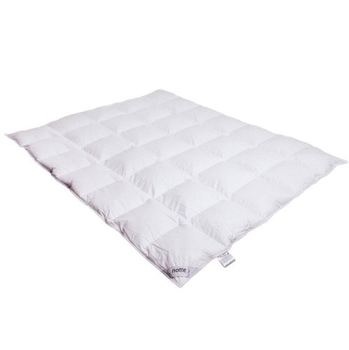Kołdra z puchu gęsiego 220x200 Amore Light, batyst, 90% puch, letnia - Notte