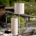 Lampa podłogowa zewnętrzna Baits 156 cm, beżowa - PR Home