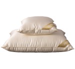 Poduszka z puchu gęsiego Dolce 70x80, jedwab, 100% puch - Notte