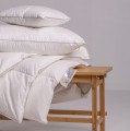 Kołdra z puchu gęsiego 200x200 Tree Goose Medium, bawełna i tencel, 100% puch, całoroczna - Notte