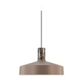 Nowoczesna lampa wisząca z oprawą z marmuru Elvas, brązowa - Nordlux