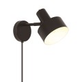 Minimalistyczny kinkiet Matis, czarny - Nordlux