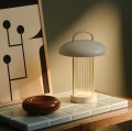 Przenośna lampka stołowa Mirano, beżowa - Nordlux