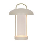 Przenośna lampka stołowa Mirano, beżowa - Nordlux