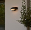 Solarny kinkiet zewnętrzny z czujnikiem ruchu Monay Round, czarny - Nordlux