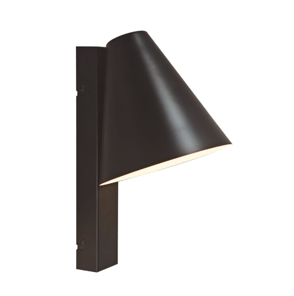 Prosty kinkiet z portem USB Wilmer, czarny - Nordlux