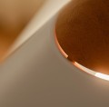 Lampa wisząca stożkowy klosz Kinto, biała - DFTP by Nordlux