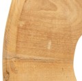 Drewniana dekoracja stojąca Teak Disc M z drewna tekowego - Bazar Bizar