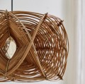 Abażur do lampy wiszącej rattanowy Metis - Nordal