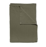 Narzuta na łóżko z teksturą Denise 270x250, khaki - Himla