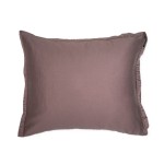 Poszewki na poduszki 50x60 pościel satynowa bawełniana Soul Maroon, 2 szt - Himla