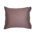 Poszewki na poduszki 80x80 pościel satynowa bawełniana Soul Maroon, 2 szt - Himla