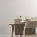 Lniany bieżnik na stół 50x145 Sunshine, Coffee - Himla