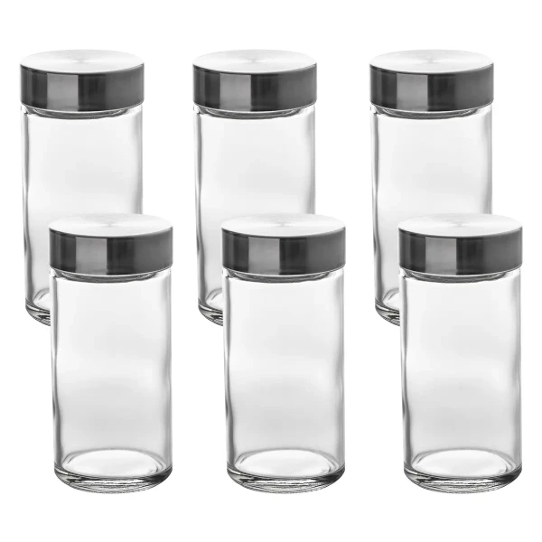 Słoiczki na przyprawy 80 ml, 6 sztuk - 5five