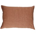 Poduszka dekoracyjna lniana Alpha Basics 70x50, cinnamon - Pomax