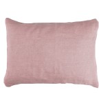 Poduszka dekoracyjna lniana Alpha Basics 70x50, różowa - Pomax
