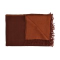 Koc z wełny merino 220x150, brąz terra - Pomax