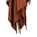Koc z wełny merino 220x150, brąz terra - Pomax