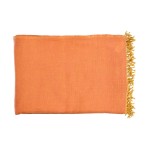 Koc z wełny merino 220x150, brzoskwiniowy - Pomax