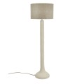 Lampa podłogowa Eivissa z papier-mâché i lnu - Pomax