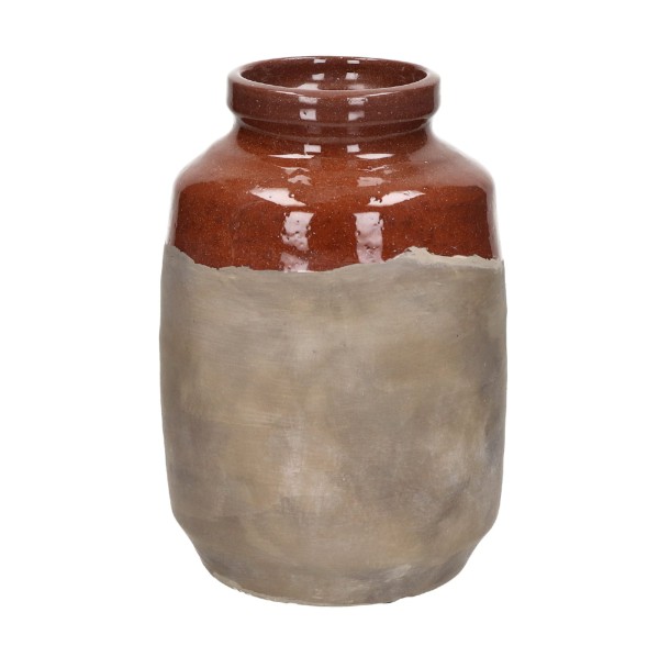 Wazon z terakoty Earth Chocolat 22 - Pomax