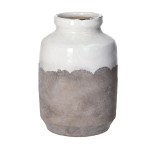 Wazon z terakoty Earth White 22 - Pomax